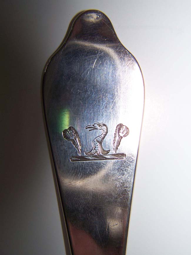 An English Queen Anne Period 'Dog Nose' Pattern Silver Basting Spoon, London 1707 — image 2